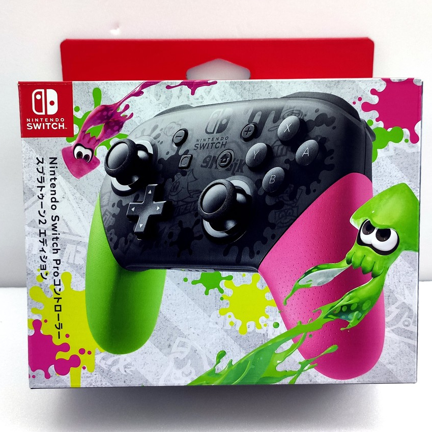 【現貨】Nintendo Switch Pro 控制器 手把 漆彈大作戰 2特別版控制器 NS PRO臺灣公司貨