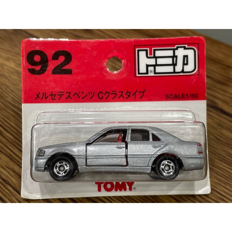 TOMICA 多美 NO.92 MERCEDES-BENZ C CLASS TYPE  賓士  絕版 紅標