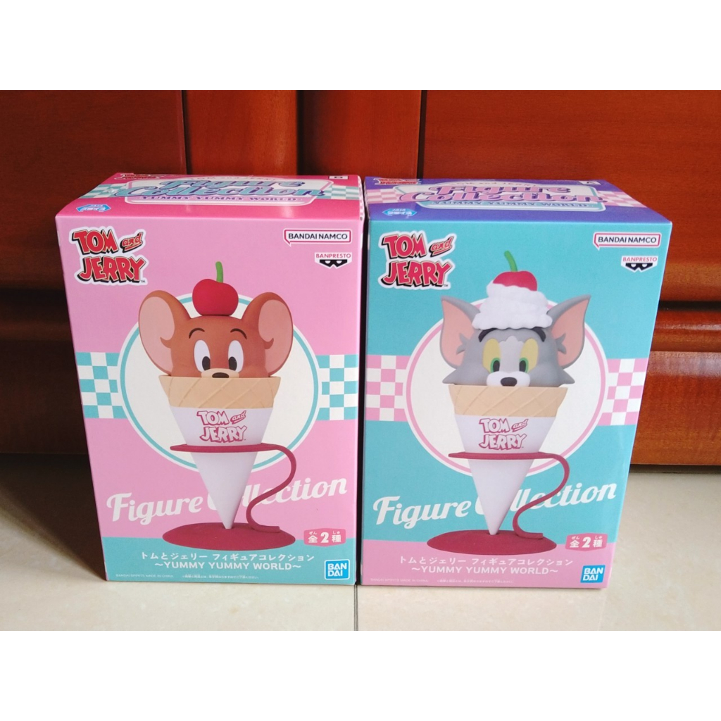 BANDAI 萬代 湯姆貓與傑利鼠 Yummy Yummy World YYW 甜筒冰淇淋 A款 B款 景品 模型 公仔
