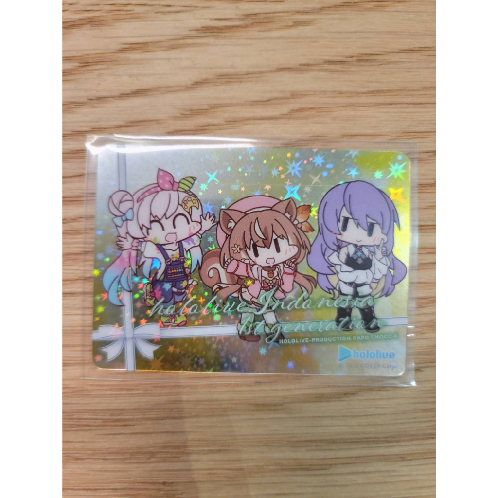 【全新現貨】Hololive Card Choco 巧克力卡片 第四彈 ID 1期生 Risu Moona Iofi
