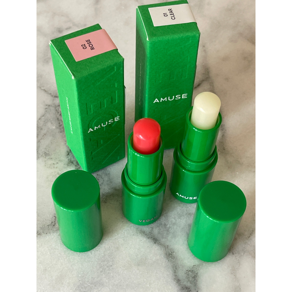 AMUSE | 護唇膏 GREEN LIP BALM  純素 素色保濕護唇膏 | 在台現貨＋預購 |