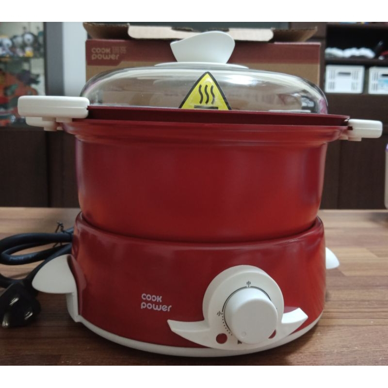 鍋寶多功能料理鍋（DH-1876R)贈矽膠食物夾+鬼滅餐墊具組