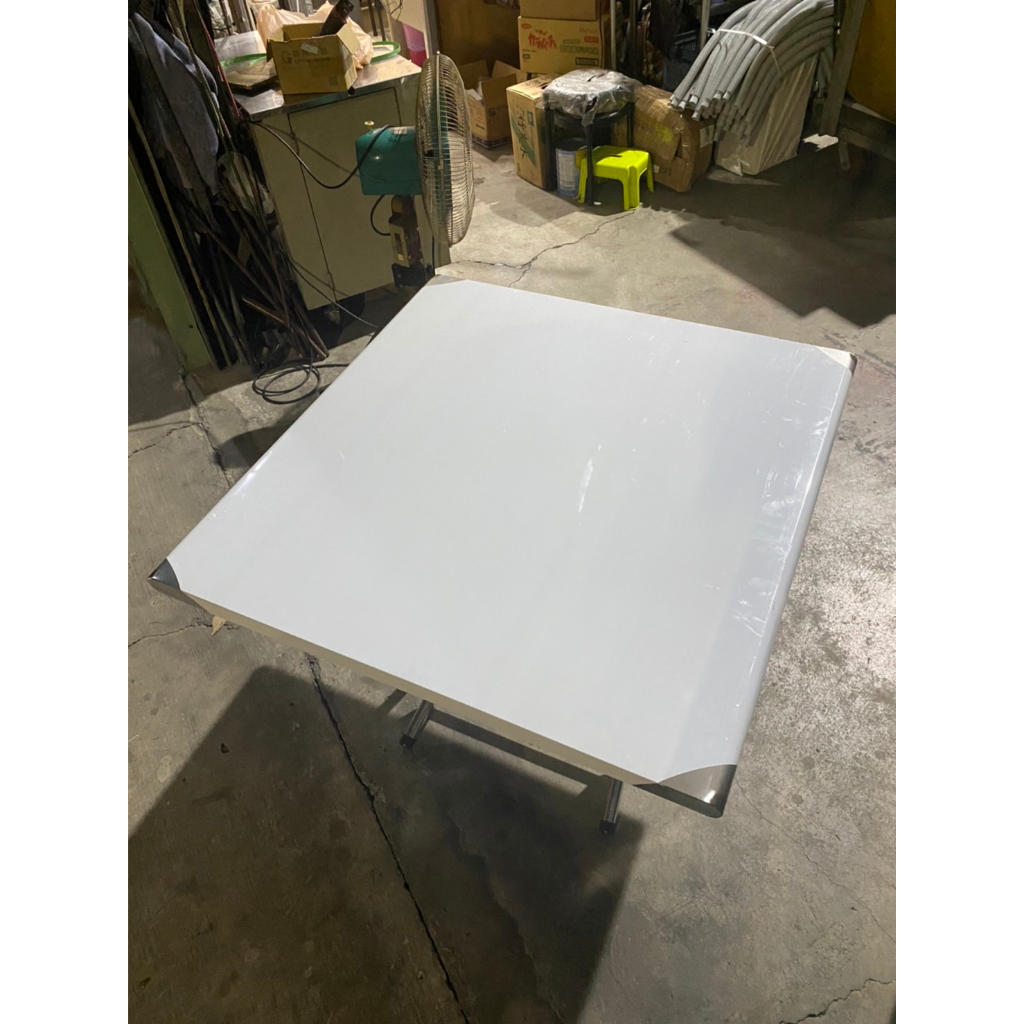全新 拜拜桌 3x3尺  3x2尺 不鏽鋼 折合桌 白鐵桌 折疊桌 附安全扣