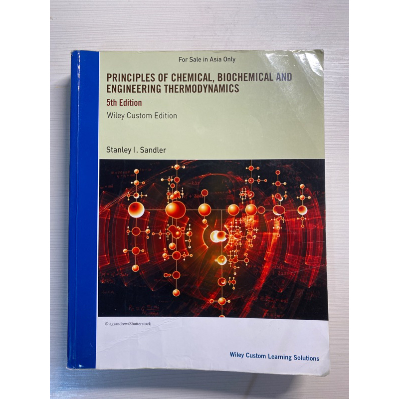 PRINCIPLES OF CHEMICAL AND ENGINEERING THERMODYNAMICS