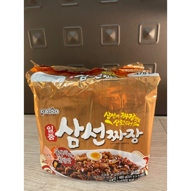 【促銷】韓國 Paldo 八道 御膳三鮮炸醬麵 4包入 120gx4 韓國製 麵條Q韌 很順口 農心 不倒翁 便宜