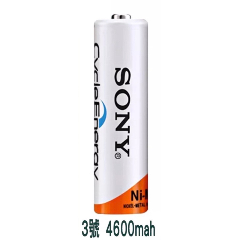 SONY NI-MH AA 3號 4600mah 低自放鎳氫充電電池 充電電池 鎳氫電池（六顆價）