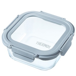 【THERMOS膳魔師】耐熱玻璃保鮮盒800ml_藍色(Z-GFC800S-LB)