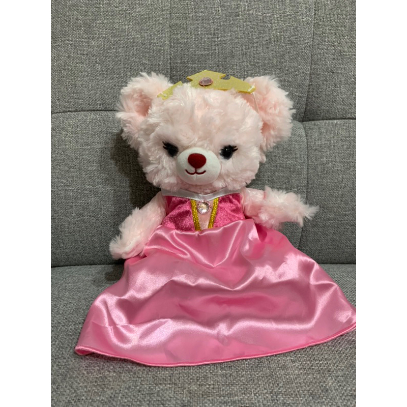 日本迪士尼商店 大學熊 UniBEARsity 睡美人 奧蘿拉公主 Aurora SS 絨毛 玩偶 娃娃