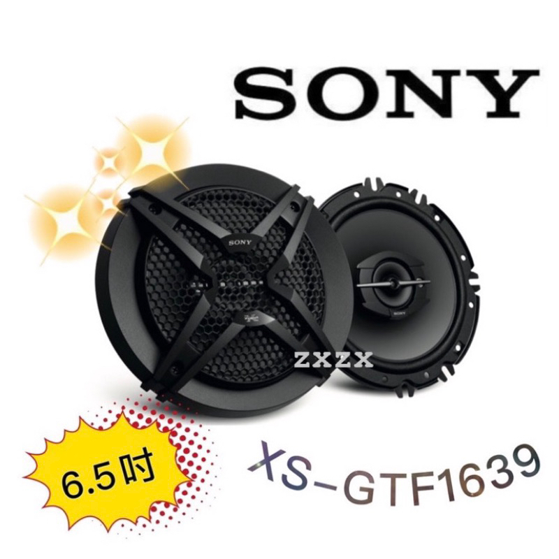 🔥原廠🔥現貨🔥【SONY 索尼】XS-GTF1639 車用喇叭 6.5吋 汽車音響 三音路 270W 同軸 車用 喇叭