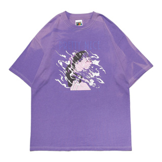 PRETTYNICE 420 Perfect Purple Garment Dyed Tee-Purple【CbP】紫