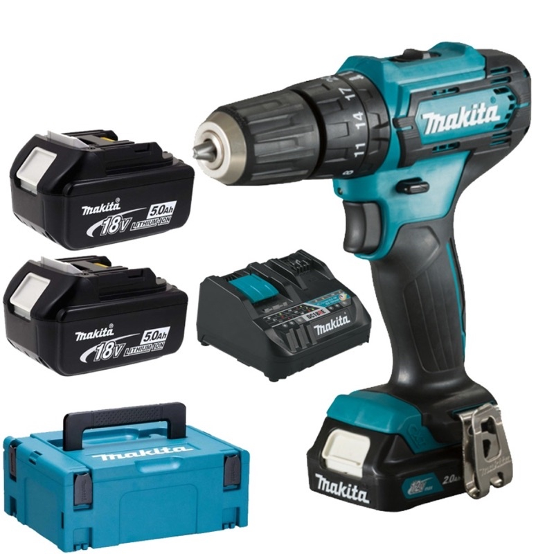 Makita 牧田 HP333DNX10超優惠 充電震動電鑽組  電池3顆+充電器+工具箱