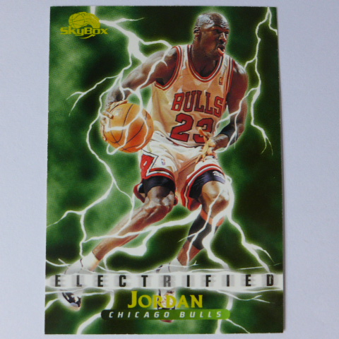 ~Michael Jordan/麥可·喬丹~黑耶穌/空中飛人 1996年閃電SKYBOX.MJ籃球卡