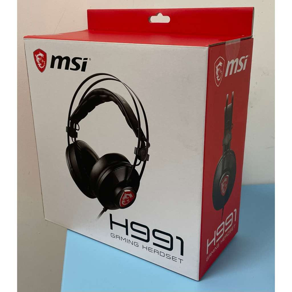 (全新未拆) 微星 MSI H991 GAMING HEADSET 專業電競耳機 耳麥 有線耳機 麥克風