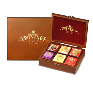 Twinings 唐寧茶 純情木思皇家禮盒 【6格x48茶袋】新版（附贈黑色底燙金字手提袋）