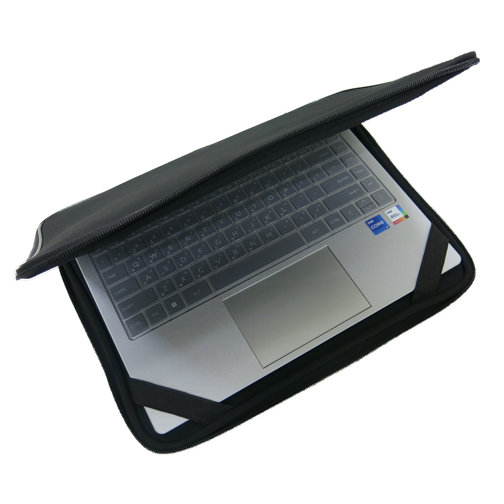 【Ezstick】HP Laptop 14-ep 三合一超值防震包組 筆電包 組