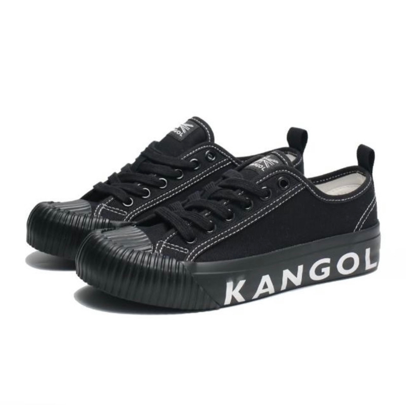 KANGOL  黑色  餅乾鞋 帆布鞋 全黑 24號