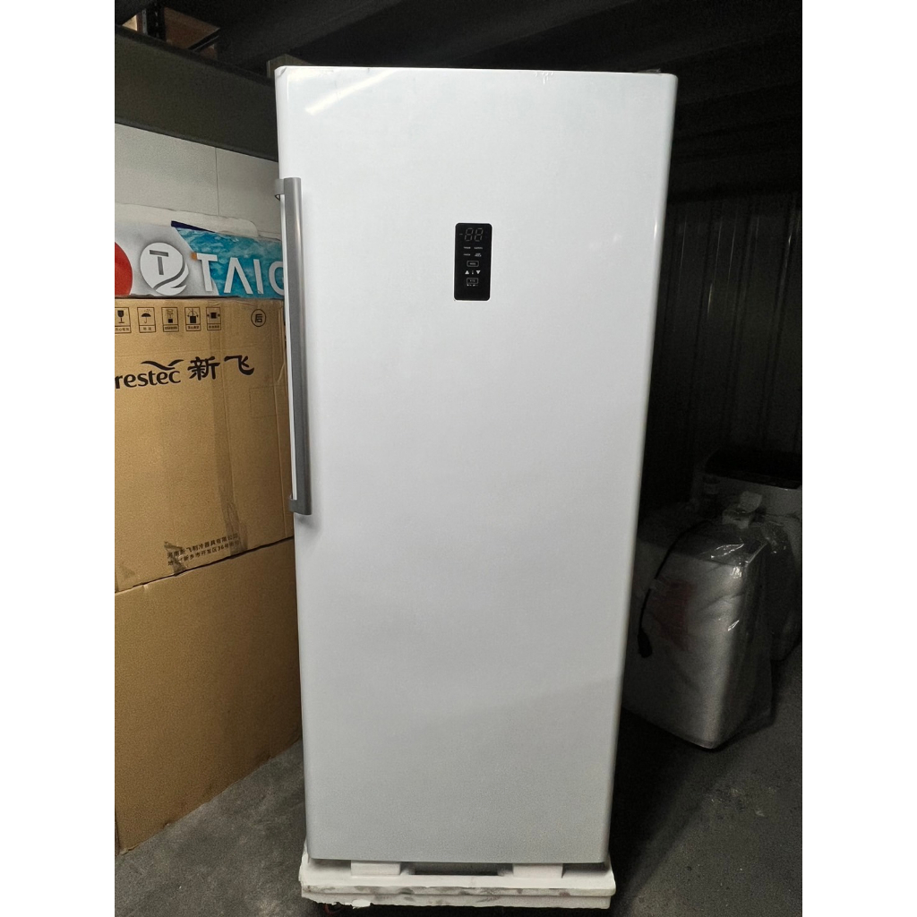 【展示機未使用】410L變頻風冷無霜右開直立式冷凍櫃 急速 冷凍