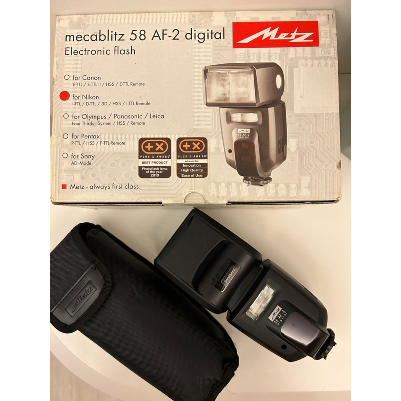 德國 美緻 Metz mecablitz 58 AF-2 閃光燈 for Nikon