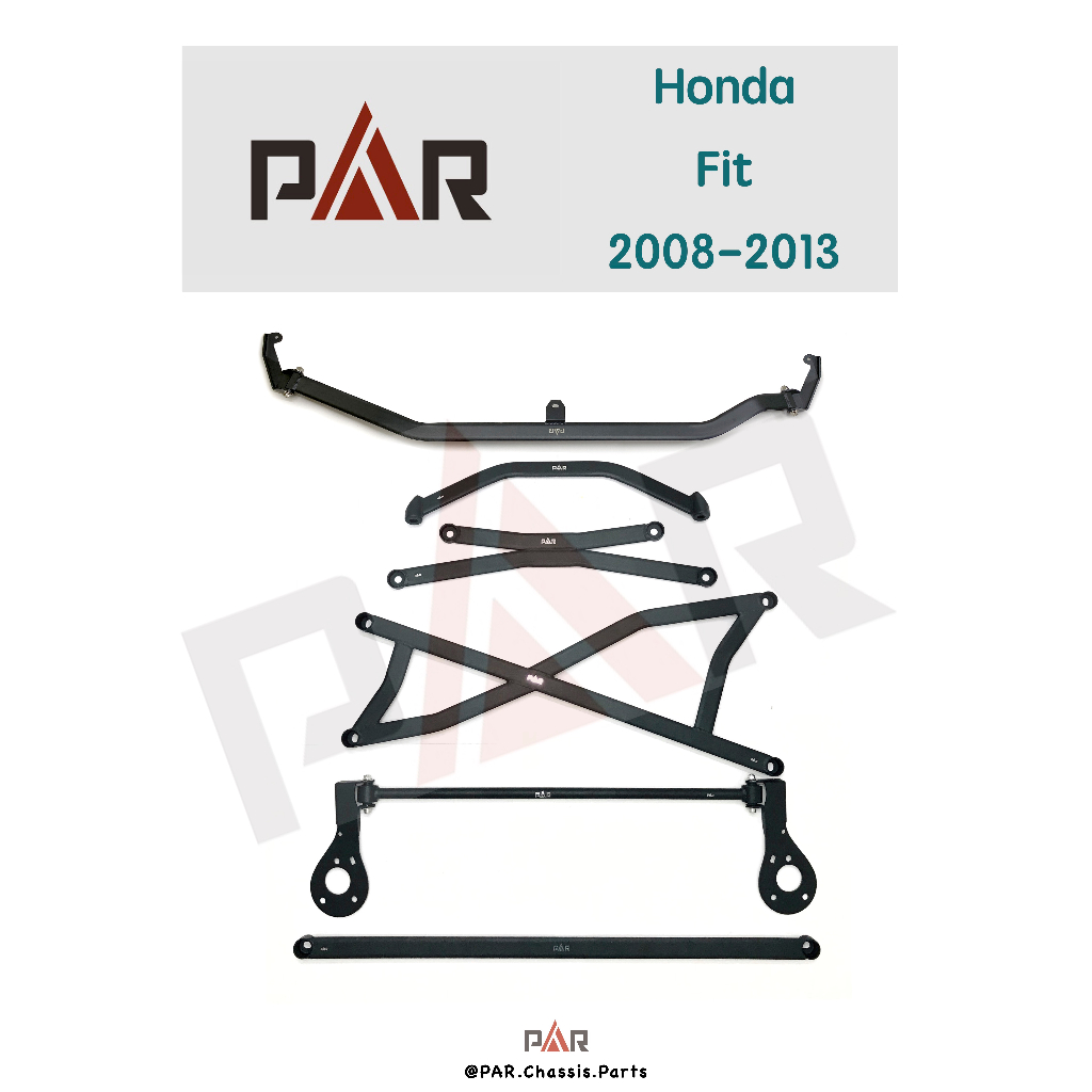 《PAR 底盤強化拉桿》Honda Fit 2008-13 改裝 汽車 引擎室 拉桿 底盤強化拉桿 防傾桿 側傾