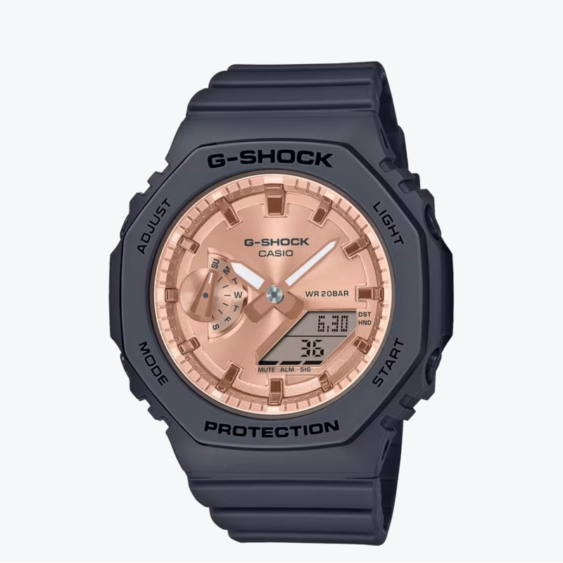 CASIO 卡西歐 G-SHOCK ITZY禮志配戴款 粉紅金八角農家橡樹手錶 女錶 GMA-S2100MD-1A