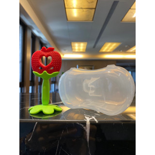 韓國製 蘋果🍎造型矽膠固齒器 附收納盒