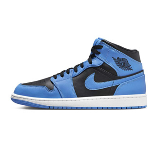 Air Jordan 1 Mid "University Blue" 大學藍 黑藍 男鞋 DQ8426-401