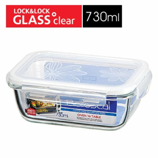 樂扣樂扣 第三代 耐熱玻璃保鮮盒 長方形 730ml LLG430【家的拼圖】
