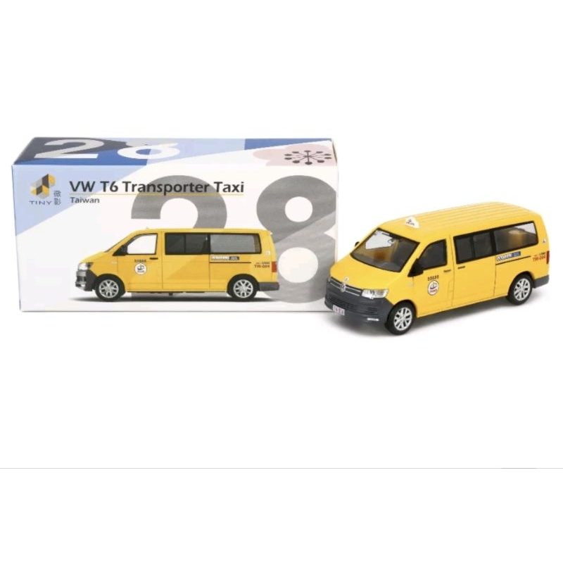 1/64 Tiny 微影 Volkswagen 福斯 T6 計程車 臺灣大車隊 55688