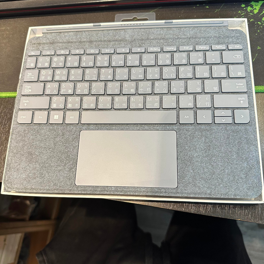 [龍龍3C] 微軟 Microsoft Surface GO 1 2 3 實體鍵盤 保護蓋 冰藍 繁體中文版