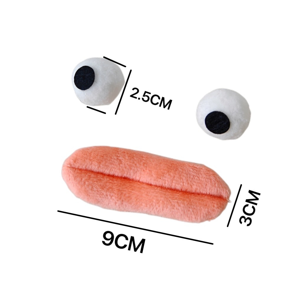 小廢物俱樂部 香腸嘴 手作素材 眼睛 兒童DIY手作材料包 動手玩創意 配件包