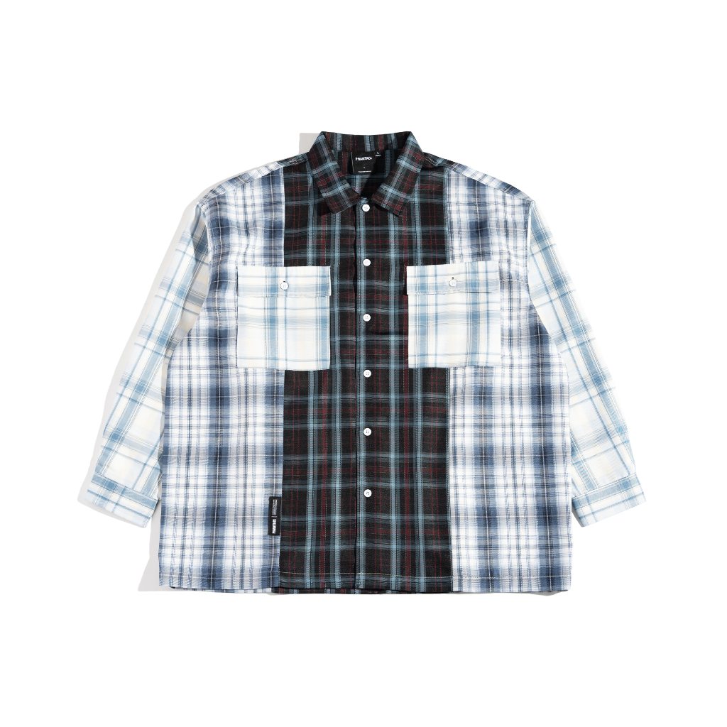 PHANTACI MULTI TONE PLAID SHIRT 長袖襯衫