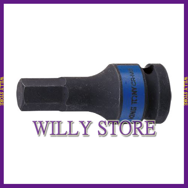 【WILLY STORE】KING TONY 4055M 4055 四分 (1/2") 公制 六角氣動起子套筒 凸套筒