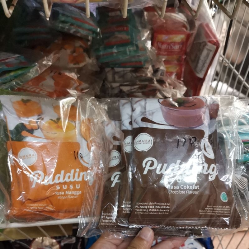 Omura Pudding Susu Mangga / Coklat 布丁 芒果 巧克力
