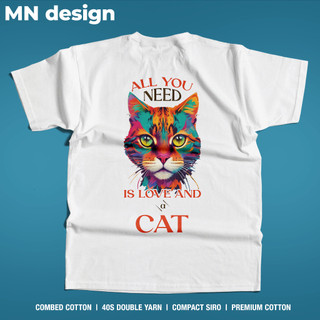 【MN design】重磅T 貓咪 波斯貓 美短 寵物 短袖上衣 短T 個性 布偶貓 設計 情侶 厚磅T MNT-191