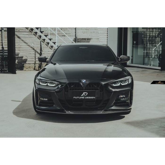 【FutureDesign】BMW G22 雙門 Coupe 420 430 440 升級 CSL款 亮黑 水箱罩