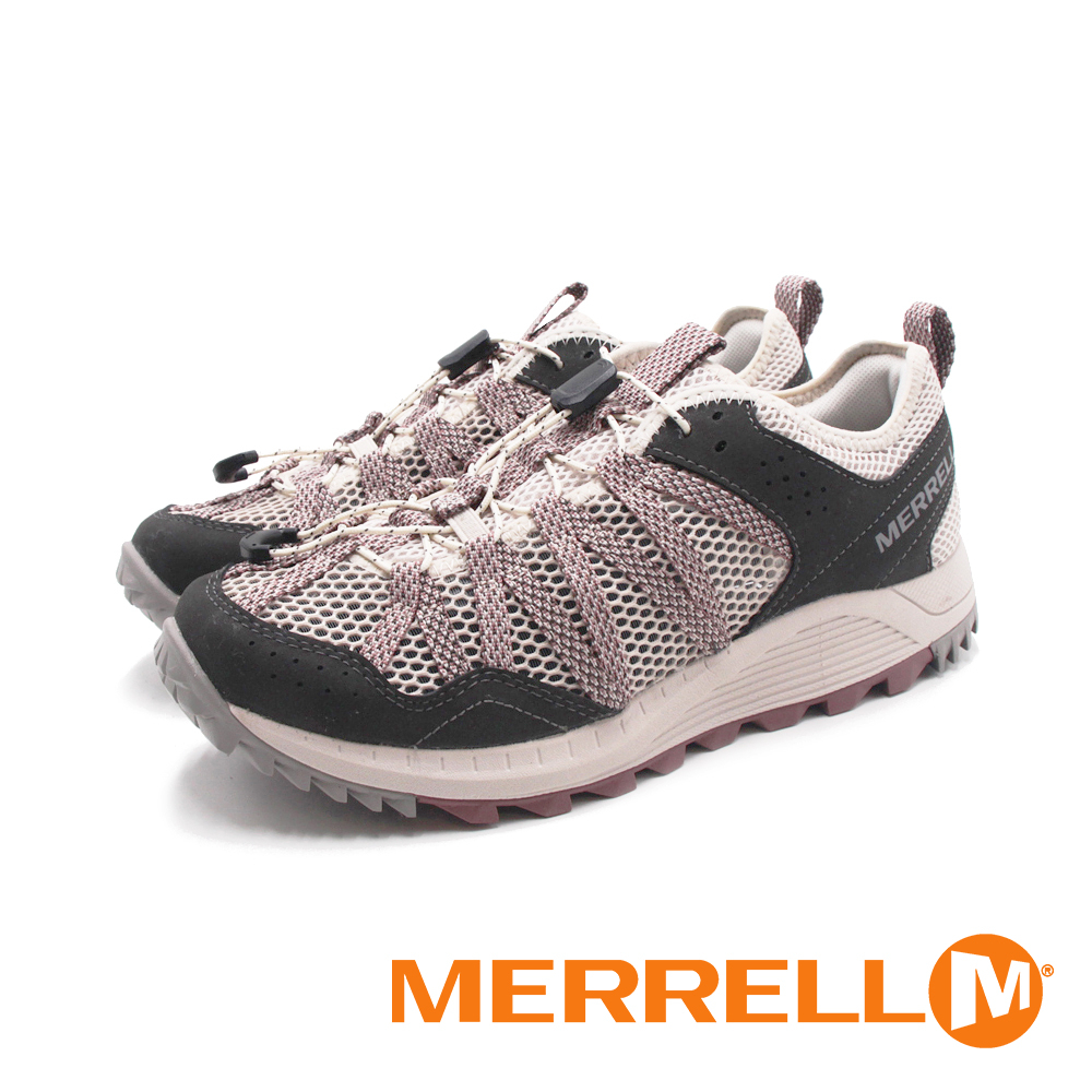 MERRELL(女)WILDWOOD AEROSPORT速乾水陸兩棲運動鞋 女鞋-粉杏