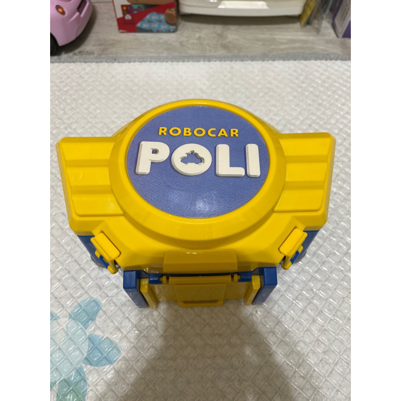 （二手玩具）正版POLI波利 工具盒 提盒 提箱 無缺件