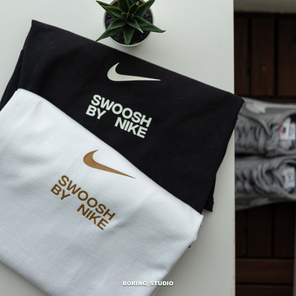 【Boring】NIKE NSW SWOOSH 黑色 白色 小勾 小LOGO 短袖 短T 男款 FD1245-010