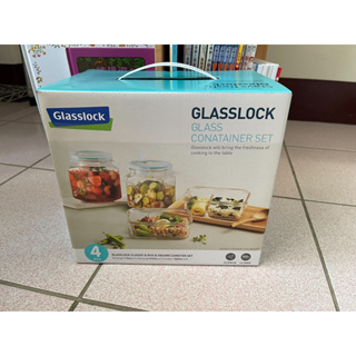 Glasslock 全新玻璃保鮮盒4件組