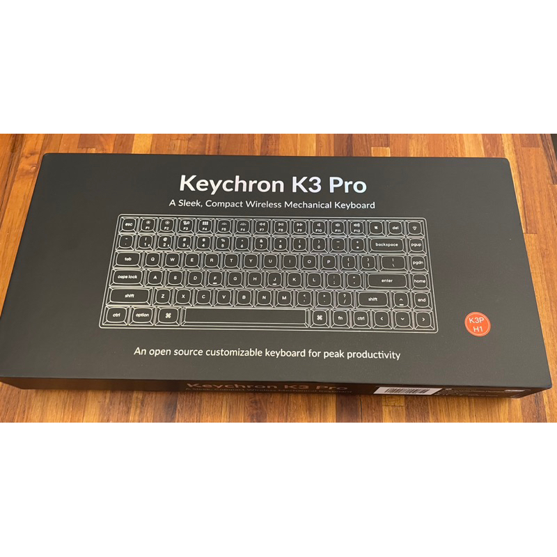 Keychron K3 Pro 【炫彩RGB+熱插拔】紅軸 機械鍵盤