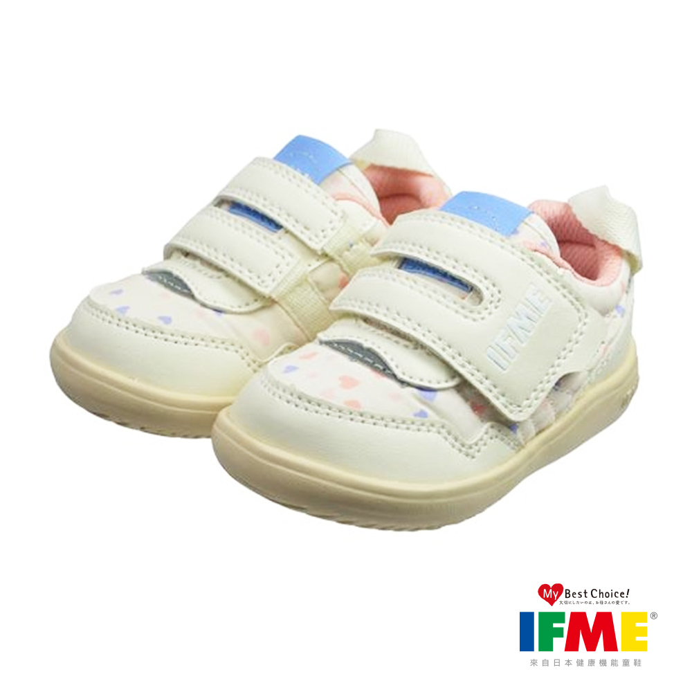 【日本IFME】機能童鞋 13-15cm 一片式扣帶系列 女童 學步鞋 IF0089