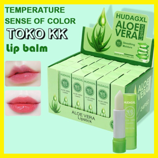 HUDAGXL Lipstik Lip Balm Lip Aloe Vera Sweet Orange KBT162