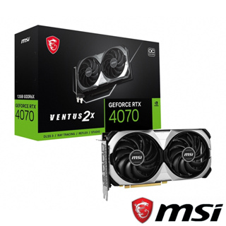 先看賣場說明 MSI 微星 GeForce RTX 4070 VENTUS 2X 12G OC