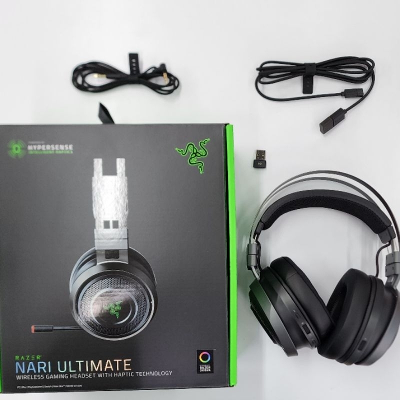 9成新 Razer 雷蛇 Nari Ultimate 影鮫終極無線耳機麥克風