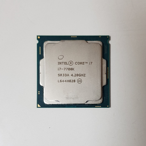 intel Core i7 7700K 1151腳位 4核心 CPU 附銅芯散熱風扇 2手良品