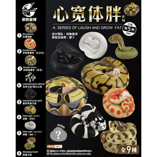 【MOVE】 (現貨) 動物星球 心寬體胖系列 第五彈 蛇 vol.1 球蟒 王蛇 豬鼻蛇 爬蟲 模型 公仔 盒玩 GK