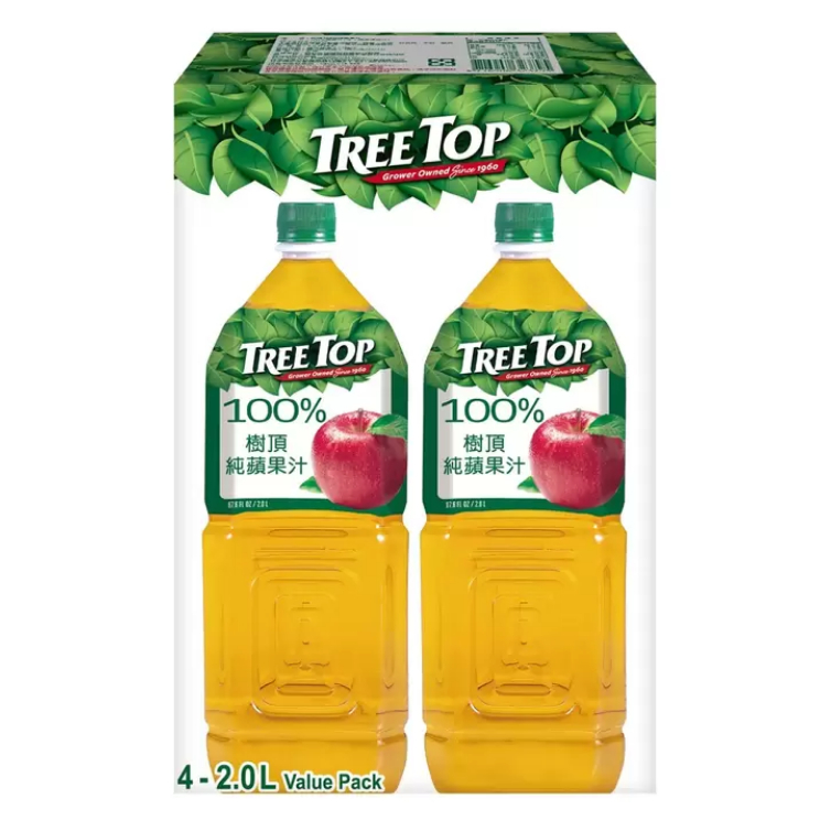 現貨特賣  Tree Top 蘋果汁 2公升