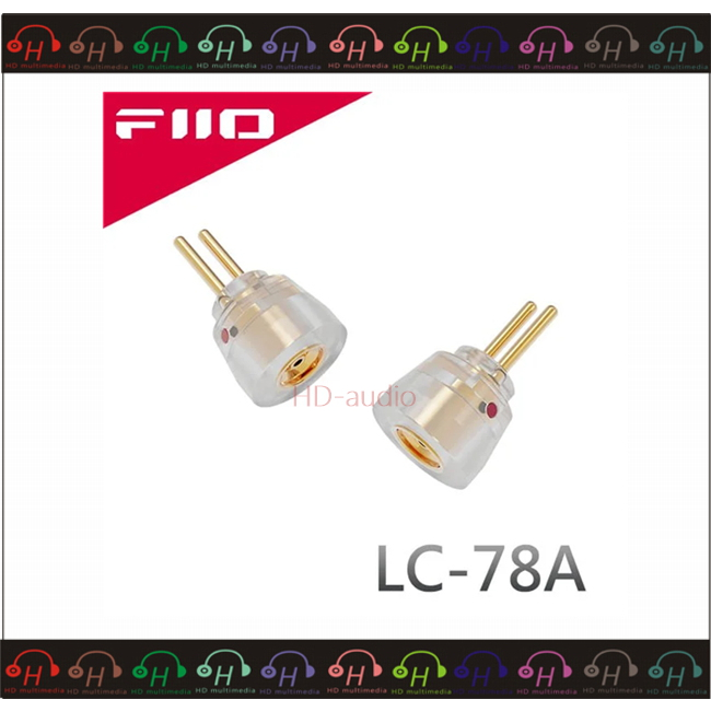 熱銷現貨⚡弘達影音多媒體 FiiO LC-78A MMCX(母)轉0.78mm2pin(公) 轉接頭 可搭配FD11耳機