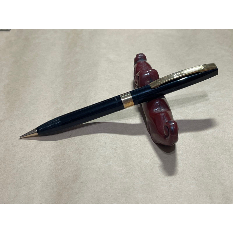 西華PFM自動鉛筆，黑桿金夾，0.9mm，旋轉出芯，如新。
