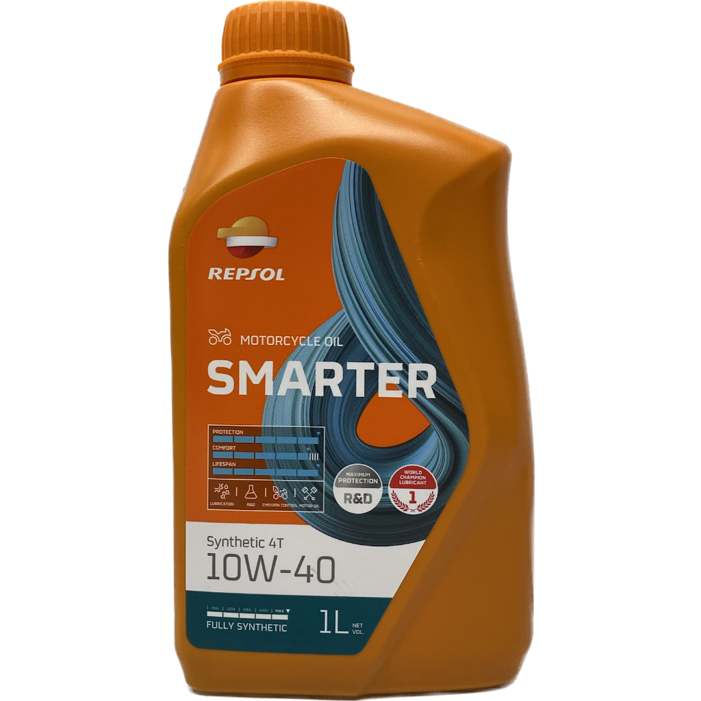 REPSOL SMARTER 4T 10W-40 10W40 MA2 擋車 機車 全合成 機油 3504【伊昇】